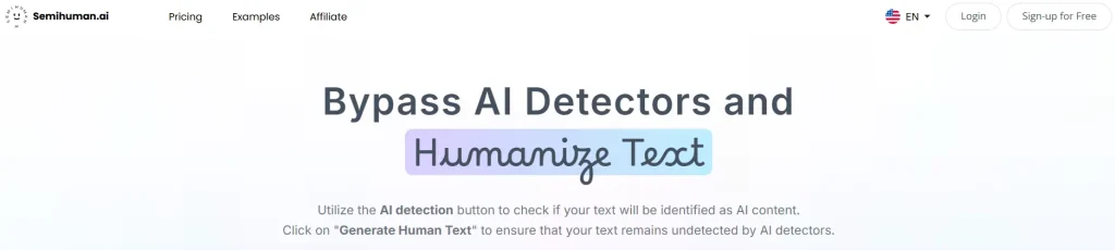 SemiHuman AI humanizer is known for advanced text conversion technology