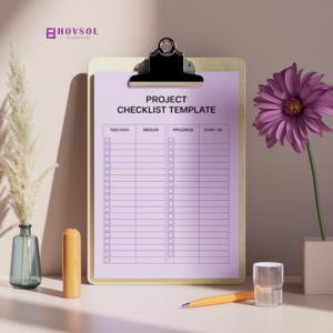 Free Project Checklist Template – Track Tasks, Priorities & Progress Easily